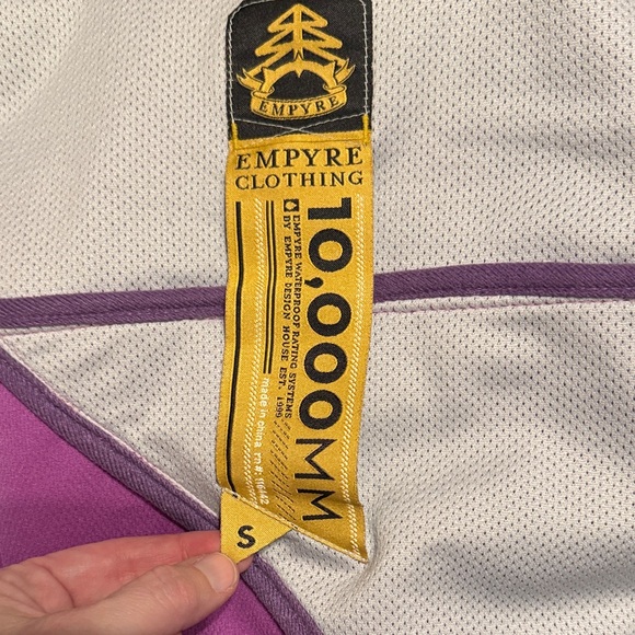 Empyre Women's Purple and Green Ski Jacket - Picture 8 of 8